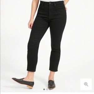 Everlane high waist cheeky straight leg jeans